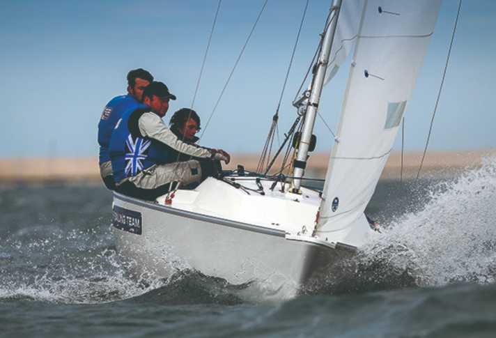 He wants to make it to the 2016 Paralympic Games in the Sonar class.