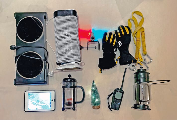 Equipment für den Törn in der Dänischen Südsee