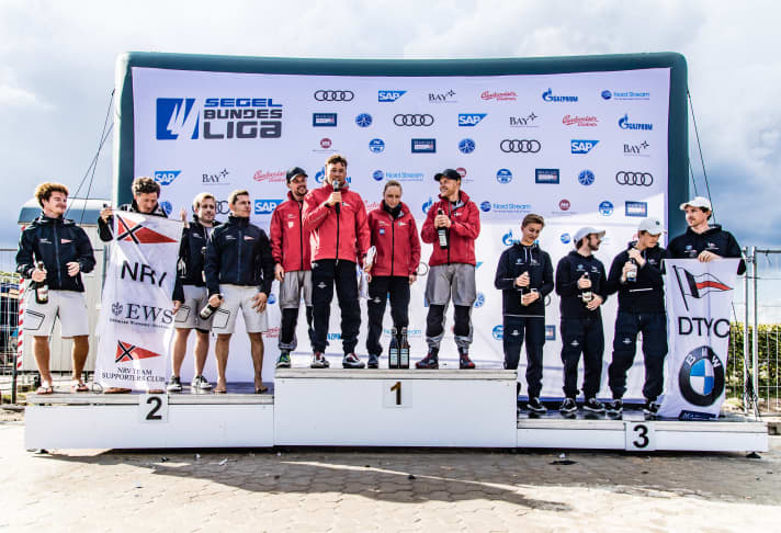   Al largo di Glücksburg, il VSaW ha ottenuto la sua prima vittoria della stagione davanti al NRV e al DTYC.