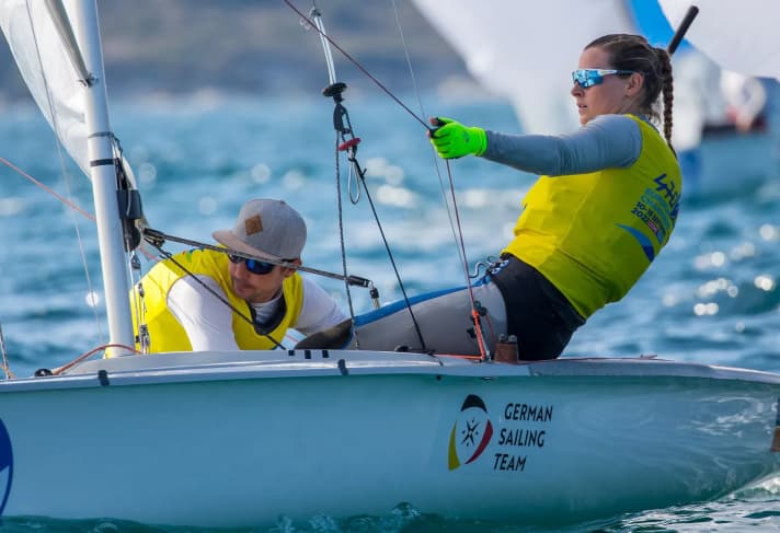 Waren sehr stark in die EM gestartet, zahlten aber gegen Ende als gerade erst neu formierte Mixed-Crew noch etwas Lehrgeld: Simon Diesch und Anna Markfort
