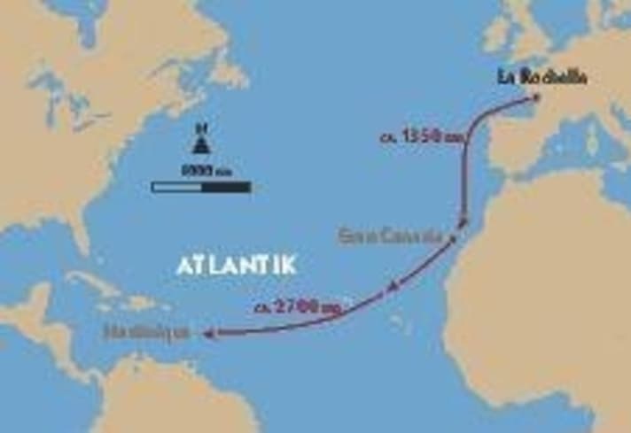   Mini-Transat 2017 - il percorso