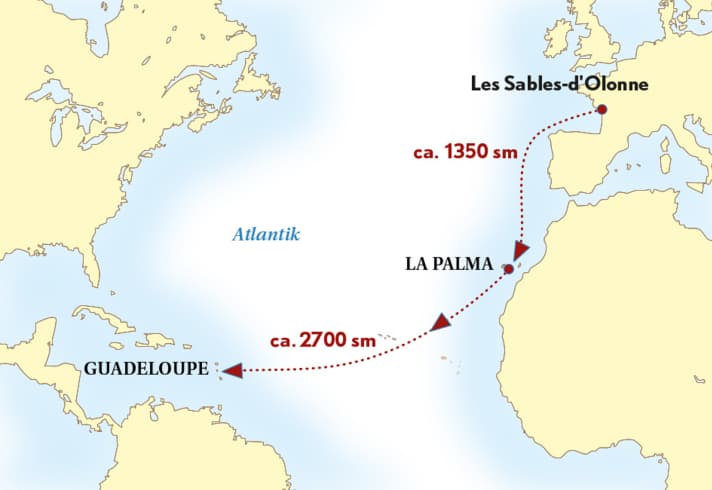 Route des Mini Transat.