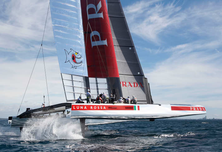   Protestierer: Luna Rossa wehrte sich gegen die Ostküsten-Regatten, die nun gestrichen wurden