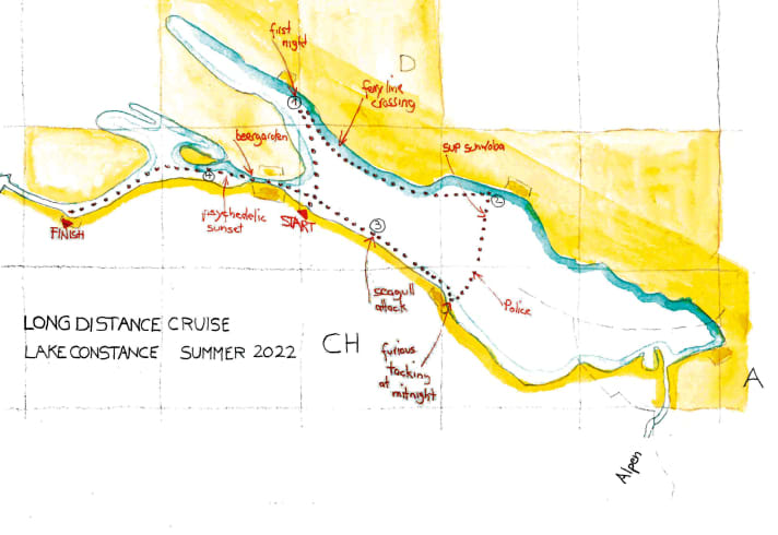 Die Route des Bodensee-Abenteuers