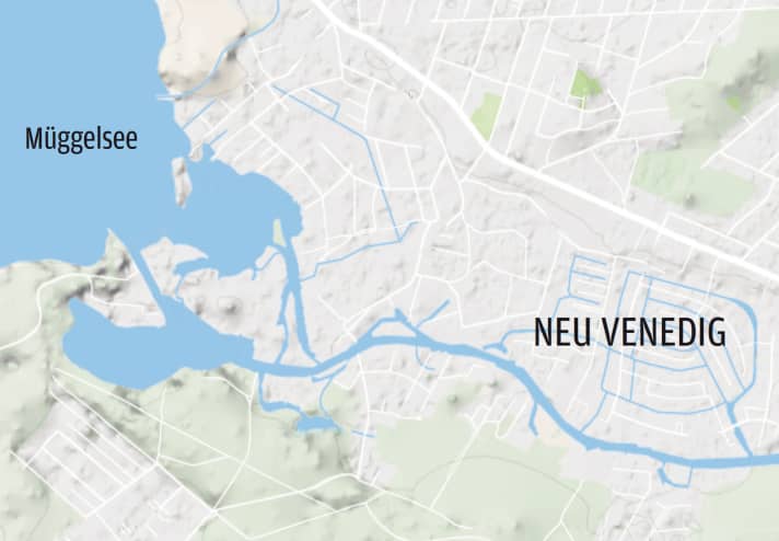 New Venice east of Müggelsee