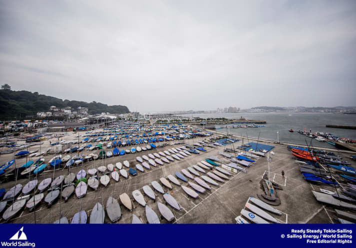   The Olympic harbour of Enoshima