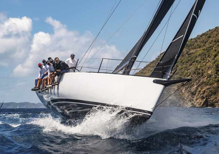 All hands to windward on the Mills 41 "Final Final"