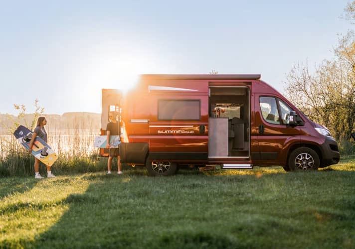 Panel van - a compromise between driving and living