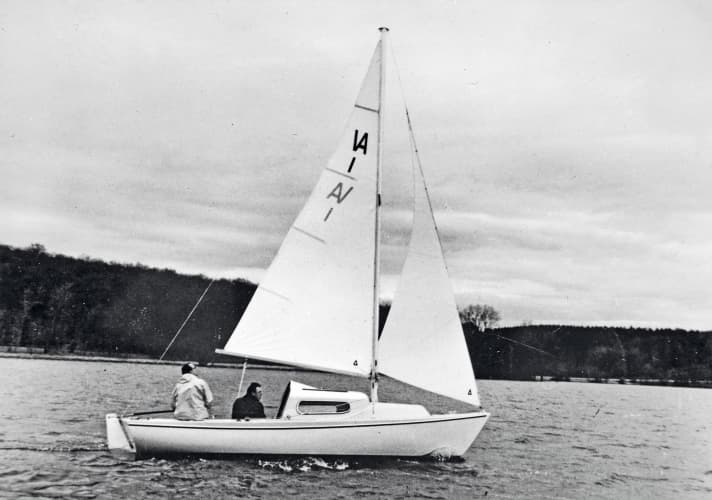 The first test under sail