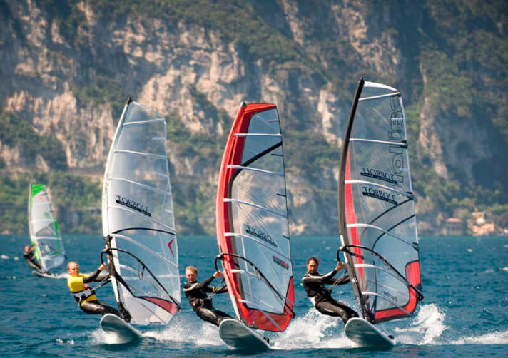   The Severne NCX rides on the far left