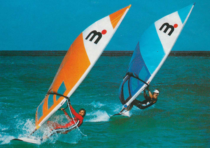 Ernstfried Prade and Peter Brockhaus at the Mistral photo shoot in the Bahamas in November 1976.