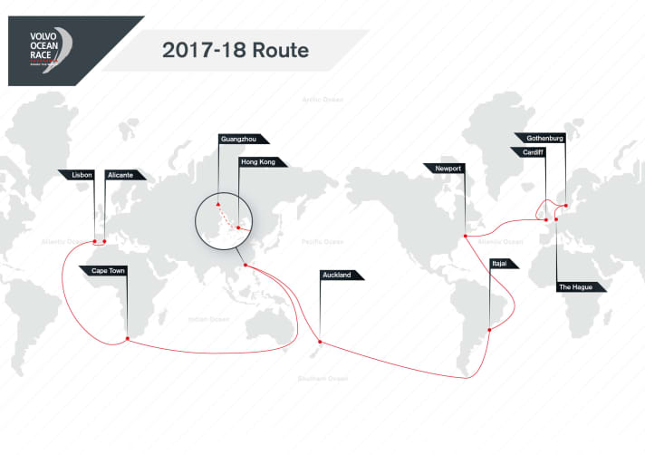   Le parcours de la prochaine Volvo Ocean Race