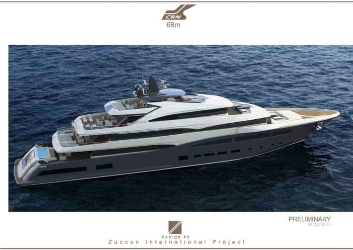 68 metres for Asia: CRN builds the elegant Zuccon design. | n.