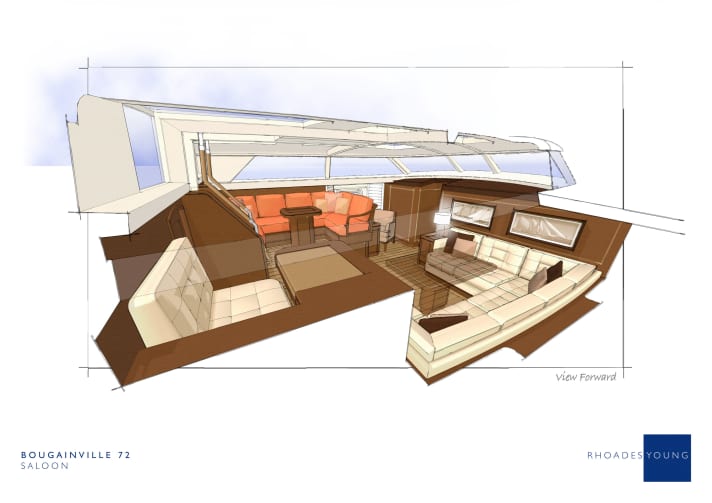 Salon "Bougainville", Rhoades Young Design. | n.