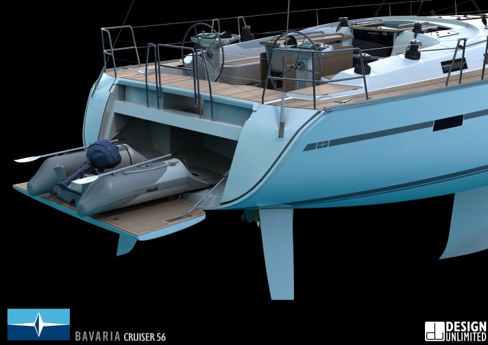   How it fits: the special dinghy makes itself thin at the front