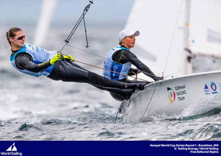   Può ancora migliorarsi nella finale di domenica, al sesto posto dopo dieci gare: Frederike Loewe e Anna Markfort