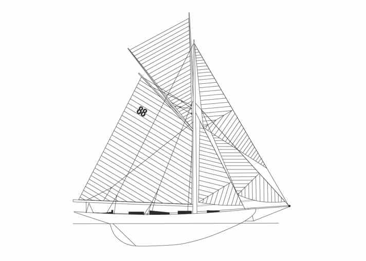 Riss der “Moonbeam III”.