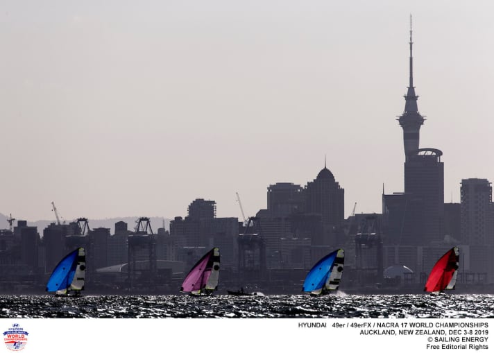   Il Campionato del Mondo per 49er, 49erFX e Nacra 17 si svolgerà sullo sfondo della "Città delle Vele" della Nuova Zelanda.