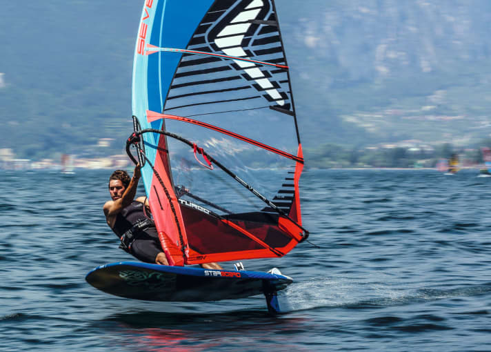   Starboard Foil in action on Lake Garda