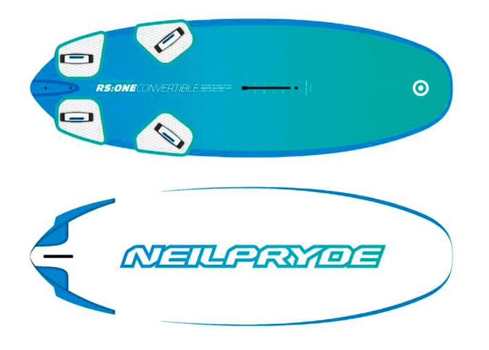   RS-One Convertible: 230 x 80 cm, 134 Liter, Foil + Finne 