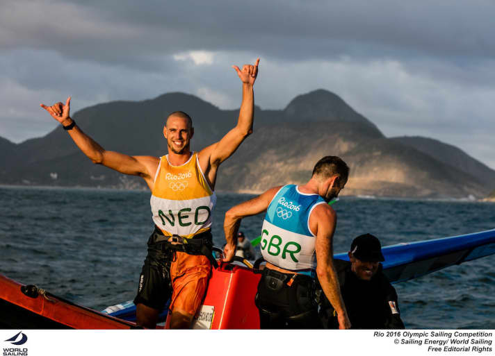   Der König der RS:X-Surfer: Doppel-Olympiasieger Dorian van Rijsselberge. Bleiben die Surfer olympisch?