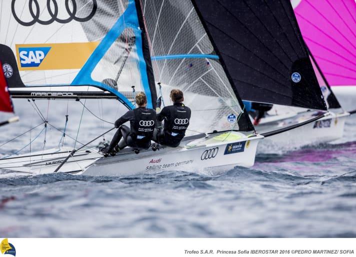   Heading for Rio on the home straight: Victoria Jurczok and Anika Lorenz