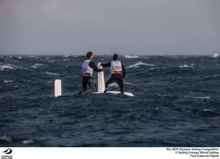   L'area olimpica di Rio ha mostrato lunedì il suo lato più mosso, causando una serie di scene di capovolgimento nel tardo pomeriggio.