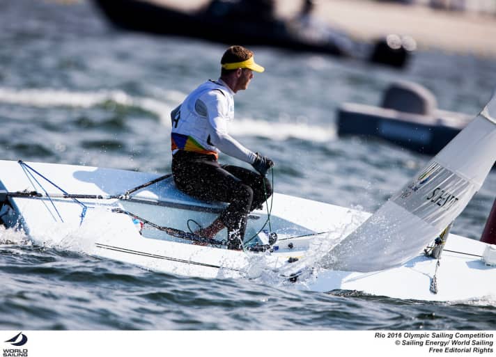   With his victory in the medal race in front of an enthusiastic crowd, Scheidt had done everything he could to grab a medal after missing the final day. However, the competition didn't play ball and the Brazilian finished fourth in his sixth and final Olympic appearance without a medal for the first time