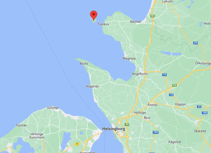 Carte de la mer Baltique 