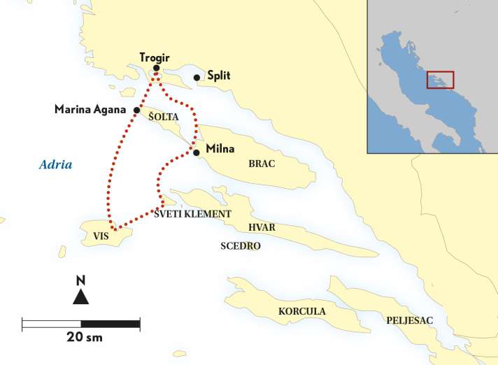 Croisière à la semaine en Adriatique
