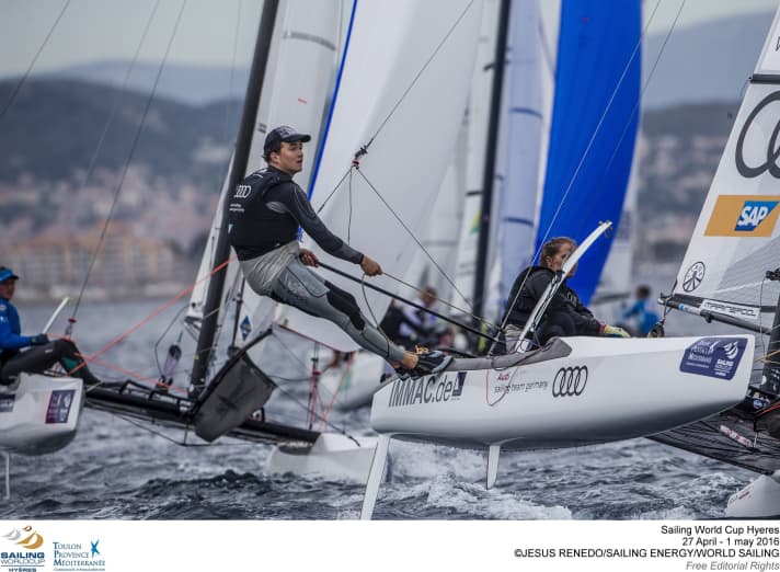   "Wonder Kids" disenchanted for the moment: Paul Kohlhoff and Carolina Werner don't get going in the elimination final for the Rio ticket at the World Cup off Hyères of all places