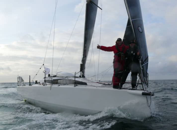   Deuxième à l'arrivée avec le JPK 10.30 "Hinden" : Jonas Hallberg et Till Barth