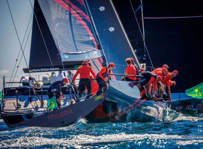   The Plattner family's "Phoenix" sailed to fourth place in the World Championships
