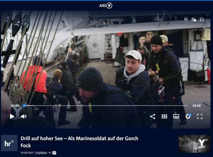 En cliquant sur l'image, le documentaire d'ARD démarre.