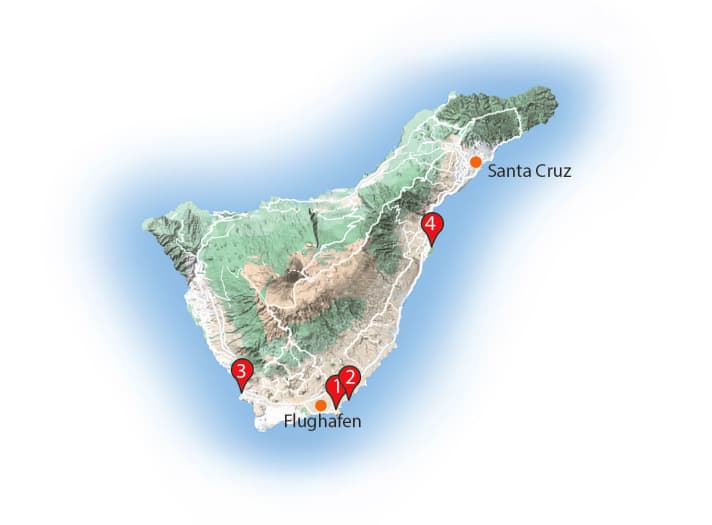 surf/Karte-Teneriffa