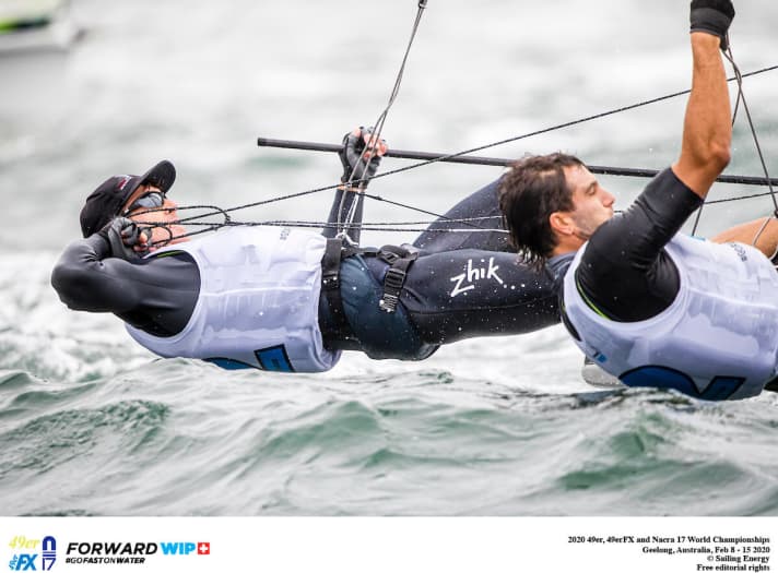   49er world champions for the sixth time: Peter Burling and Blair Tuke