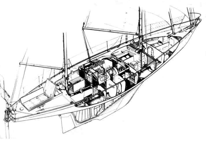 Riss der “Gipsy Moth IV”