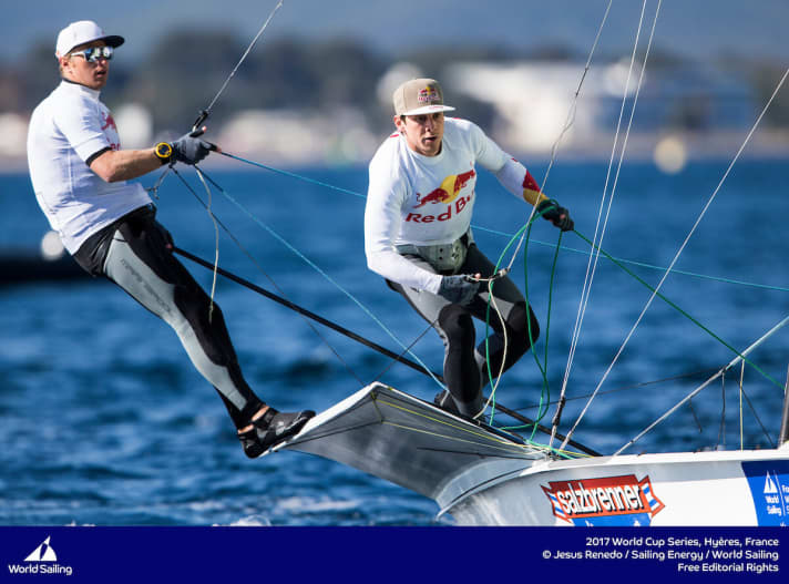   Als Gesamt-Elfte segelten sie knapp am Medaillenfinale vorbei: die Rio-Bronzemedaillen-Gewinner Erik Heil und Thomas Plößel