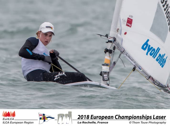   Sie dominiert die olympische Einhand-Disziplin der Frauen: Marit Bouwmeester gewann die EM souverän