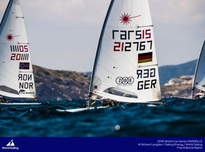   Philipp Buhl in action off Marseille