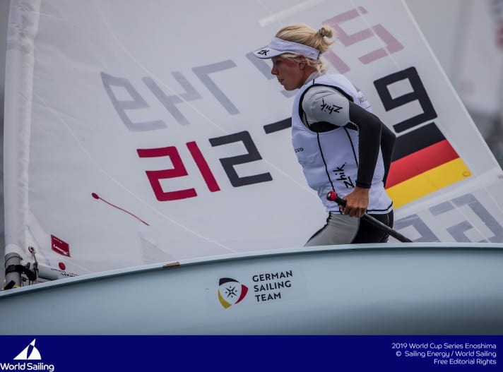   Laser-Radial-Steuerfrau Svenja Weger segelte in Japan auf Platz 11