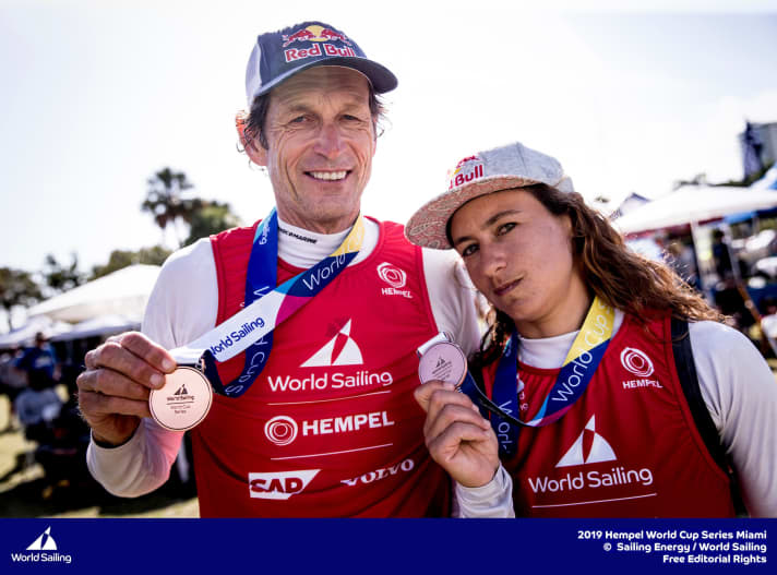  Avant Miami, les champions olympiques de Rio Santi Lange et Cecilia Carranza Saroli ont décroché le bronze.