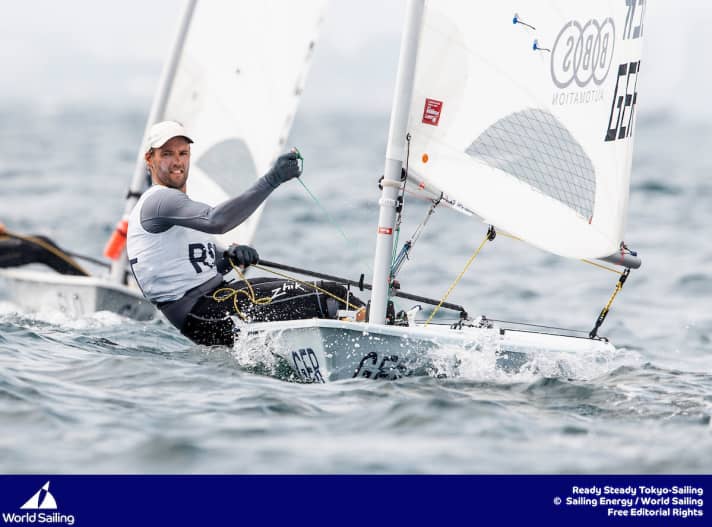   Philipp Buhl segelte bei der Weltcup-Regatta auf Platz 14 und ist damit noch nicht in der Form, in der er 2020 um eine Olympia-Medaille kämpfen will