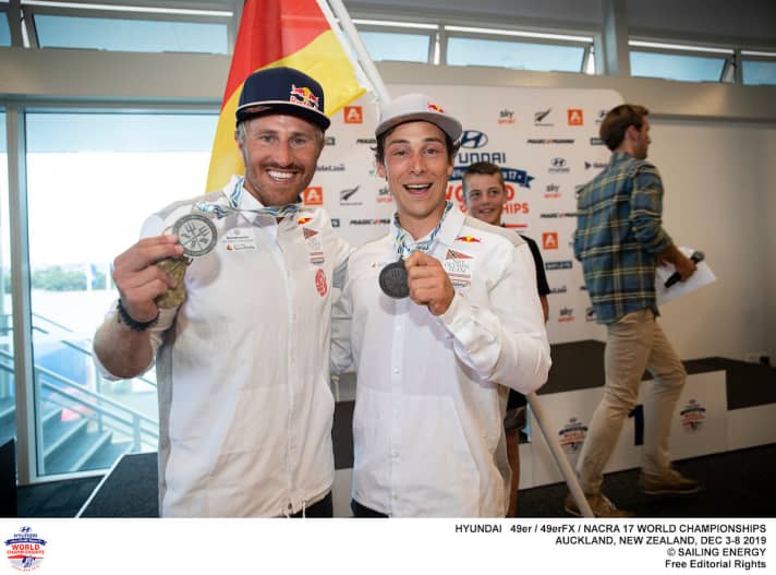   Impressionante l'argento ai Campionati del Mondo 49er 2019 a dicembre Cosa c'è in serbo per Erik Heil e Thomas Plößel ai Campionati del Mondo 2020 a febbraio?
