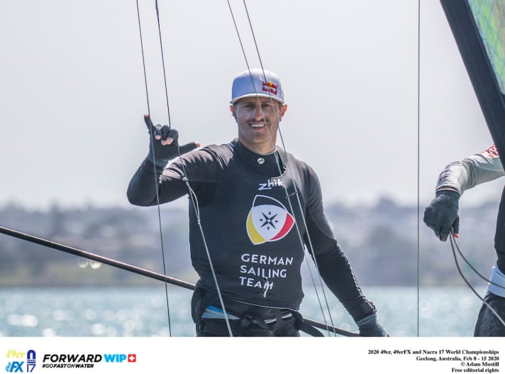  La vittoria di giovedì sera gli ha fatto piacere: il timoniere del 49er Erik Heil