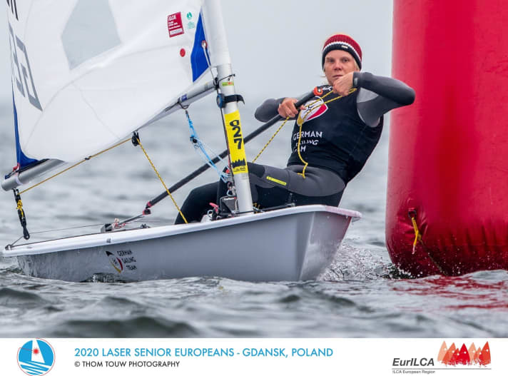   Svenja Weger si avvia verso il suo biglietto olimpico prima di Danzica