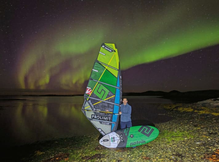"The auroras danced in the sky. It seemed like fireworks, right above our heads." Flo Luther