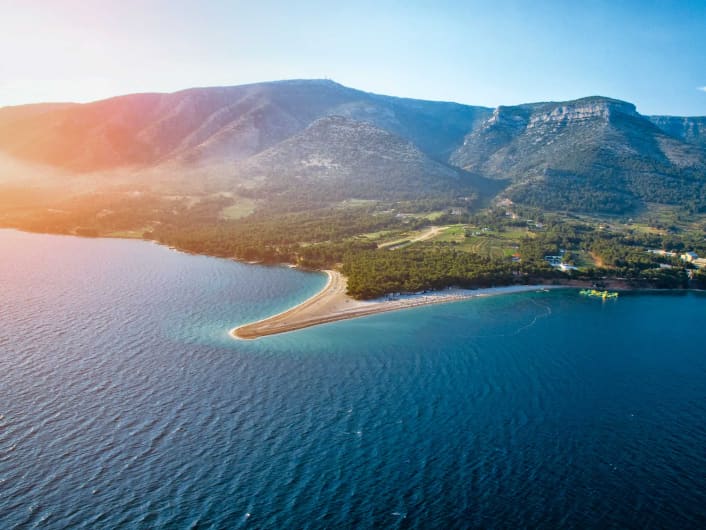 Insel Brač - Spots mit Windgarantie