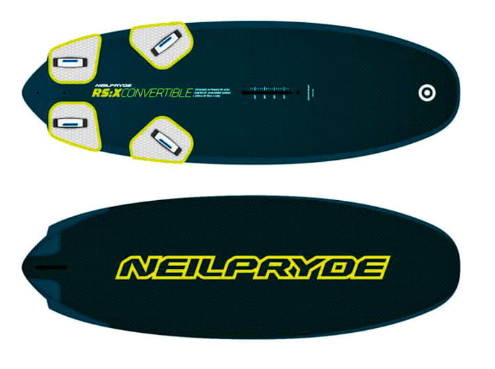   RS:X Convertible: 230 x 80 cm, 134 Liter, Foil + Finne 