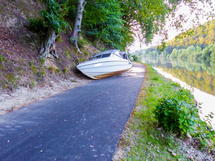 Sport boat accident on the Fulda | da